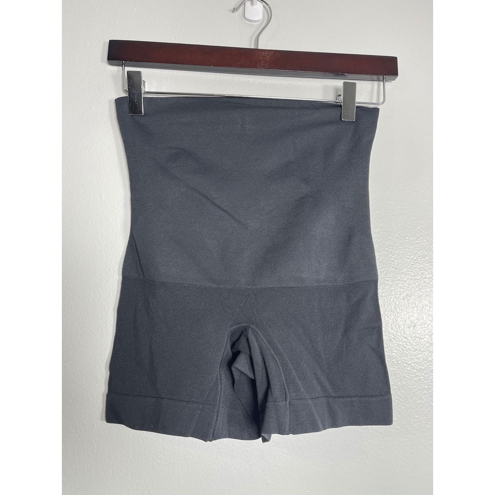 SHAPERMINT Essentials All Day‎ High Waisted Shaper Boyshort Medium Black NEW